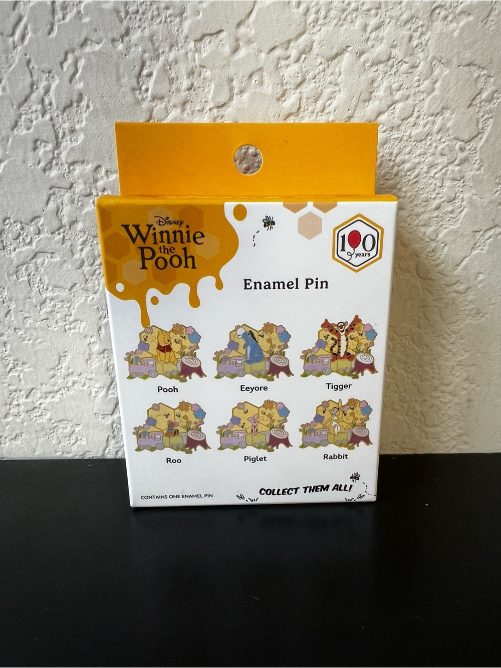Disney Winnie the Pooh Honeycomb Characters Blind Box Enamel Pin - Unopened